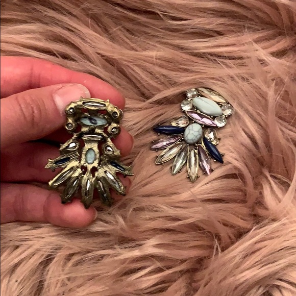 Color staple earrings - Picture 3 of 3